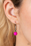 Paparazzi "Flamboyantly Flowering" Pink Necklace & Earring Set Paparazzi Jewelry
