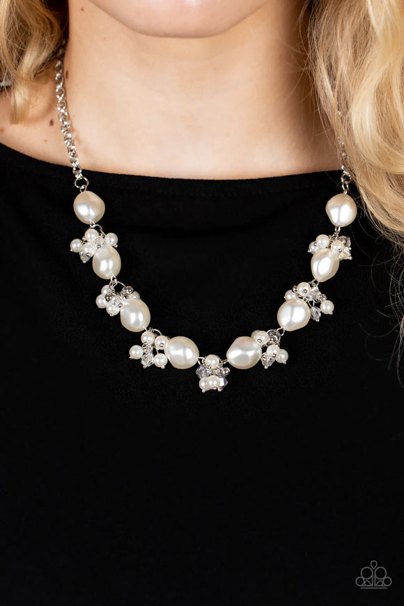 Do What You Love - White Necklace - Paparazzi Accessories – Bedazzle Me  Pretty Mobile Fashion Boutique