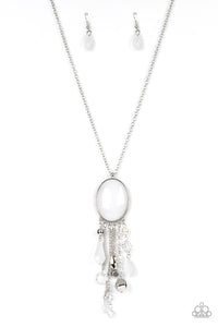 Paparazzi "Whimsical Wishes" White Necklace & Earring Set Paparazzi Jewelry