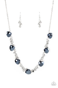Paparazzi "Sassy Super Nova" Blue Necklace & Earring Set Paparazzi Jewelry