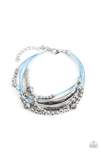 Paparazzi "Wanderlust Wanderess" Blue Bracelet Paparazzi Jewelry