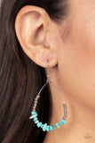Paparazzi "Come Out of Your SHALE" Blue Earrings Paparazzi Jewelry