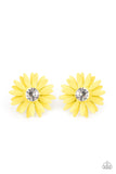 Paparazzi "Sunshiny DAIS-y" Yellow Post Earrings Paparazzi Jewelry