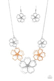 Paparazzi "Time to GROW" Silver Necklace & Earring Set Paparazzi Jewelry