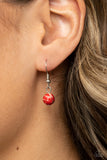 Paparazzi "Artisan Adventure" Red Necklace & Earring Set Paparazzi Jewelry