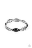 Paparazzi "Garden Rendezvous" Black Bracelet Paparazzi Jewelry