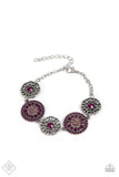 Paparazzi "Vogue Garden-Variety" Purple Fashion Fix Bracelet Paparazzi Jewelry