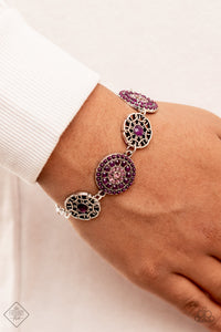 Paparazzi "Vogue Garden-Variety" Purple Fashion Fix Bracelet Paparazzi Jewelry