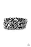 Paparazzi "HAUTE Stone" Black Bracelet Paparazzi Jewelry