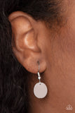 Paparazzi "Tag Out" Silver Necklace & Earring Set Paparazzi Jewelry