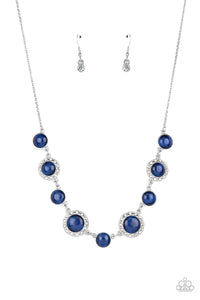 Paparazzi "Too Good to BEAM True" Blue Necklace & Earring Set Paparazzi Jewelry