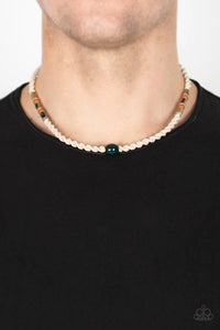 Paparazzi "Positively Pacific" Green Urban Necklace Unisex Paparazzi Jewelry