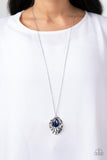 Paparazzi "Titanic Trinket" Blue Necklace & Earring Set Paparazzi Jewelry
