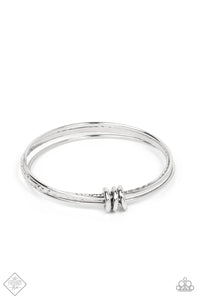 Paparazzi "Bauble Bash" Silver Fashion Fix Bracelet Paparazzi Jewelry