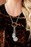 Paparazzi "Trinket Twinkle" Multi Fashion Fix Necklace & Earring Set Paparazzi Jewelry