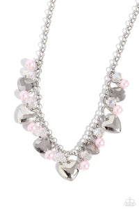 Paparazzi "True Loves Trove" Pink Necklace & Earring Set Paparazzi Jewelry