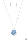 Paparazzi "Oceanic Eclipse" Blue Necklace & Earring Set Paparazzi Jewelry