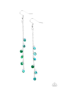 Paparazzi "Extended Eloquence" Green Earrings Paparazzi Jewelry