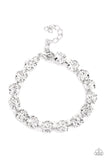 Paparazzi "A-Lister Afterglow" White Bracelet Paparazzi Jewelry