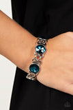 Paparazzi "Devoted to Drama" Blue Bracelet Paparazzi Jewelry
