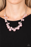 Paparazzi "Tearoom Gossip" Pink Necklace & Earring Set Paparazzi Jewelry