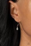 Paparazzi "Chiming Charmer" Silver Choker Necklace & Earring Set Paparazzi Jewelry