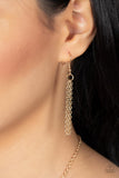 Paparazzi "Magic Carpet Cruise" Orange Necklace & Earring Set Paparazzi Jewelry