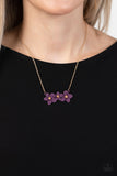 Paparazzi "Petunia Picnic" Purple Necklace & Earring Set Paparazzi Jewelry