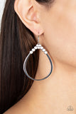 Paparazzi "Festive Fervor" White Earrings Paparazzi Jewelry