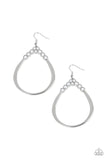 Paparazzi "Festive Fervor" White Earrings Paparazzi Jewelry