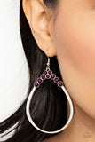 Paparazzi "Festive Fervor" Purple Earrings Paparazzi Jewelry