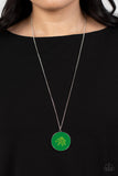 Paparazzi "Prairie Picnic" Green Necklace & Earring Set Paparazzi Jewelry