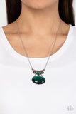 Paparazzi "One DAYDREAM At A Time" Green Necklace & Earring Set Paparazzi Jewelry