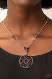 Paparazzi "TIMELESS Traveler" Red Necklace & Earring Set Paparazzi Jewelry