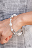Paparazzi "Chicly Celebrity" White Fashion Fix Bracelet Paparazzi Jewelry