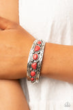 Paparazzi "Saguaro Sultan" Red Bracelet Paparazzi Jewelry
