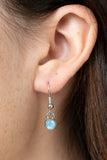 Paparazzi "Prized Key Player" Blue Necklace & Earring Set Paparazzi Jewelry
