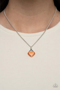 Paparazzi "Gracefully Gemstone" Orange Necklace & Earring Set Paparazzi Jewelry