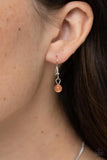 Paparazzi "Gracefully Gemstone" Orange Necklace & Earring Set Paparazzi Jewelry