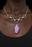 Paparazzi "Mystical Mineral" Purple Necklace & Earring Set Paparazzi Jewelry