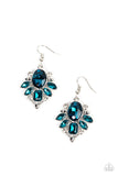 Paparazzi "Glitzy Go-Getter" Blue Earrings Paparazzi Jewelry