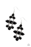 Paparazzi "Bay Breezin" Black Earrings Paparazzi Jewelry