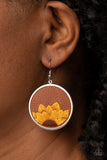 Paparazzi "Sun-Kissed Sunflowers" Brown Earrings Paparazzi Jewelry