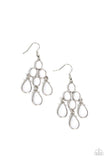 Paparazzi "Feeling TIER-rific" White Earrings Paparazzi Jewelry