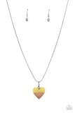 Paparazzi "You Complete Me" Yellow Necklace & Earring Set Paparazzi Jewelry