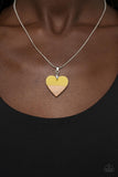 Paparazzi "You Complete Me" Yellow Necklace & Earring Set Paparazzi Jewelry