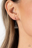 Paparazzi "Galactic Duchess" Black Necklace & Earring Set Paparazzi Jewelry