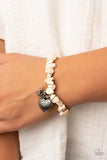 Paparazzi "Love You to Pieces" White Bracelet Paparazzi Jewelry