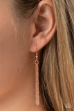 Paparazzi "Interstellar Royal" Copper Necklace & Earring Set Paparazzi Jewelry