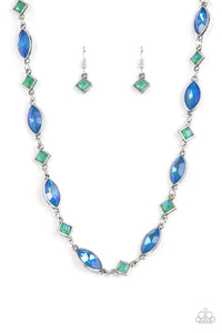 Paparazzi "Prismatic Reinforcements" Multi Necklace & Earring Set Paparazzi Jewelry